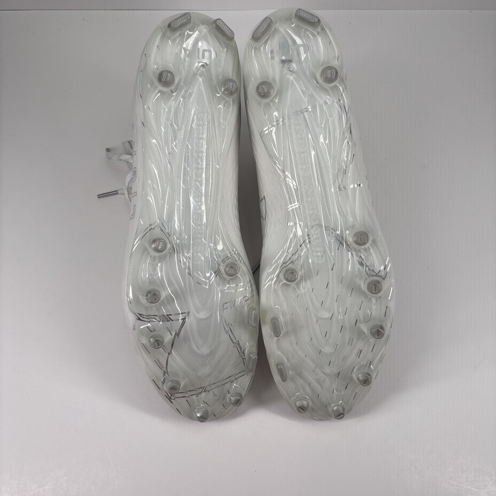 Under Armour Spotlight Lux MC 2.0 Football Cleats Men's US 13 White‎ Lightweight - Picture 6 of 16
